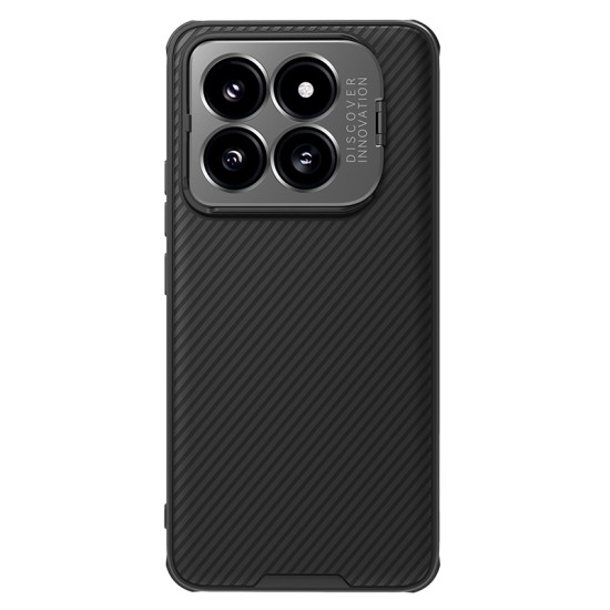Husa magnetică de protecție pentru spate și camera foto (cu decupaj pentru camerele foto) neagră pentru Xiaomi 14 Pro